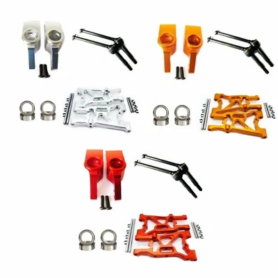 Aluminum metal Rear Hub Carrier Upgrade DIY Kit Fit For 1/10 HPI WR8_flux Rc Car - Image 1 of 4