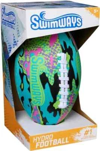 Swimways Hydro Waterproof Football for Pool Parties and Outdoor Fun, 9.25" Blue - Picture 1 of 2
