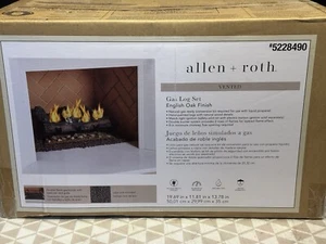 Allen & Roth Vented Gas Log Set #5228490 45,000 BTUs - Picture 1 of 5