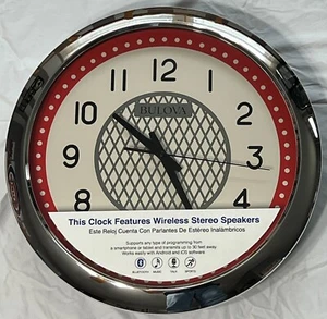 Bulova® C4855 Juke Box Clock Bluetooth - New in Box UNUSED - Picture 1 of 6