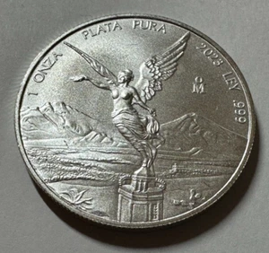 2023 MEXICO SILVER .999 1 OUNCE LIBERTAD COIN - Picture 1 of 6