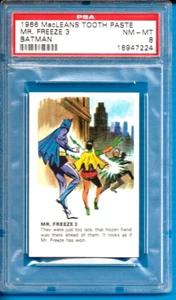 Pasta de dientes MacLeans 1966 Batman #3 Mr. Freeze Psa 8 - Imagen 1 de 1