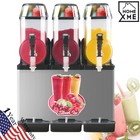 Commercial Slushy Machine 15LX3 Tank Frozen Margarita Slush Maker 110V 1100W