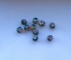 CRAFT-BEADS 10 x 8mm Diameter Royal Blue & Pink Cloisonne Beads