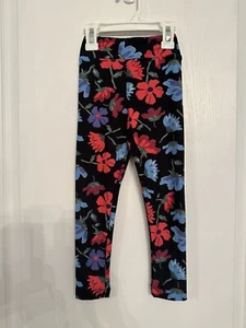 LuLaRoe Girls Black/Multicolored Floral Leggings Toddler Size S/M - Picture 1 of 6