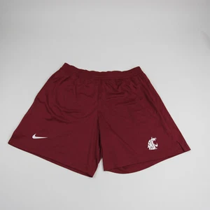 Washington State Cougars Nike Dri-Fit Practice Shorts Men's Red New - Picture 1 of 6