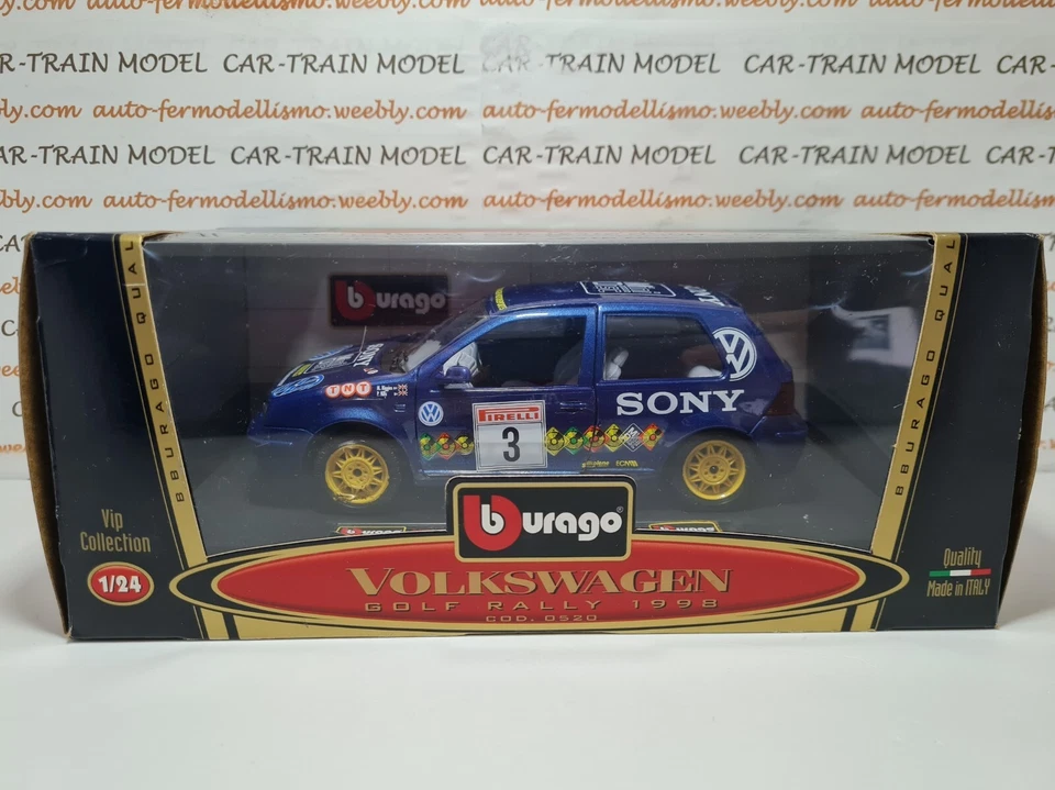 Volkswagen Golf Rally 1998 #3 - Bburago 1:24 - Immagine 1 di 1