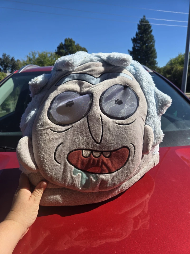 Abrigo de laboratorio Rick & Morty Rick Sanchez usado + máscara para la cabeza adulto S LEER Foto 1 de 4