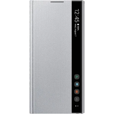 Original Samsung Clear View Cover (Galaxy Note 10) silber - Bild 1 von 2