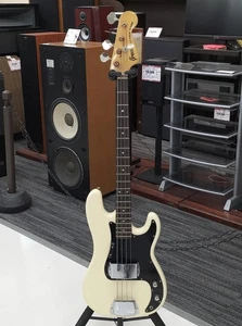 Greco PB450 White Made in Japan 1978 Vintage PB Type Solid Electric Bass Guitar - Picture 1 of 20