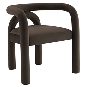 Astrid Performance Velvet Dining Chair - Picture 1 of 9