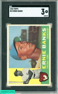 1960 TOPPS ERNIE BANKS #10 SGC 3 - Picture 1 of 3