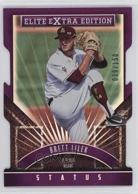 2015 Panini Elite Extra Edition Status Purple Die-Cut /150 Brett Lilek #51 - Image 1 of 2