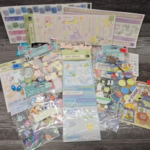 Riesiges Baby Scrapbooking Sticker Lot K&Company Jolee’s Boutique 30+ Packungen + Papier - Bild 1 von 10