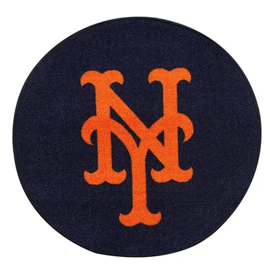 FanMats MLB New York Mets Starter Rug Mat 27" Round - Image 1 of 4