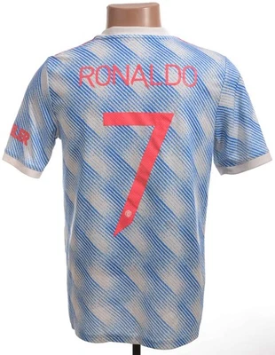 MANCHESTER UNITED 2021/2022 AWAY FOOTBALL SHIRT ADIDAS SIZE XL BOYS #7 RONALDO - Image 1 of 4