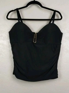 Time and True Mujer Talla XL Traje De Baño Negro Top - Imagen 1 de 9