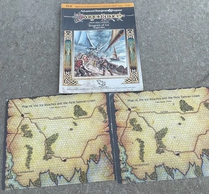 DL6 DRAGONS OF ICE DRAGONLANCE DUNGEONS & DRAGONS AD&D TSR 9140 WITH MAPS 1985 - Picture 1 of 19
