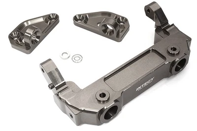 Grey Billet Machined Front Bumper & Body Mounts for Axial SCX6 1/6 Scale 251008 - Image 1 of 3