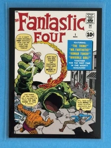 2018 PANINI MARVEL SUPEREROI 1961 Fantastici Quattro Carte Commiche Inserto SP - Foto 1 di 8