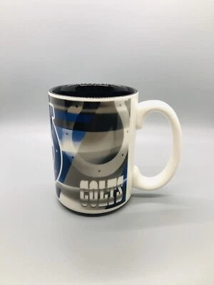 Indianapolis Colts 15oz Shadow Style Coffee Mug Ceramic - Image 1 of 3