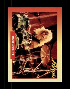 1991 Brockum Rock Cards #132 Rikki Rockett  SET BREAK 