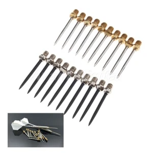 Steel Tips Conversion Dart Tip Points Flights Shafts Replacement Silver/Coppery - Picture 1 of 8