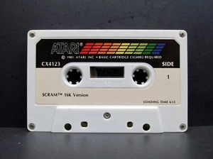 SCRAM-A Nuclear Power Plant Simulation CX4123, Atari 400/800 Cassette, Atari '81 - Picture 1 of 3