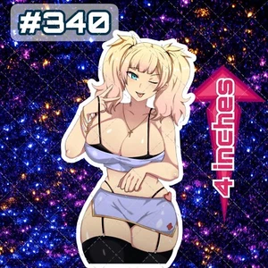 Calcomanía sexy para niña, calcomanía Waifu Ecchi impermeable, JK Bic# Ni Shibor - Imagen 1 de 3
