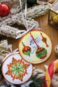 Kit de decoración de bordado con cuentas de arte Abris - ratón pequeño ABT-001 - Imagen 1 de 3