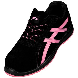 ACE Aurora S1-Arbeitsschuhe Leder Schuhe mit Stahlkappe Damen Sicherheitsschuhe 