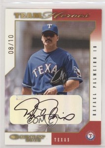 2003 Donruss Team Heroes Auto /10 Rafael Palmeiro #520 Auto