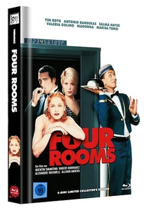 Mediabook FOUR ROOMS Robert Rodriguez & Quentin Tarantino BLU-RAY NEU Cover b - Bild 1 von 2