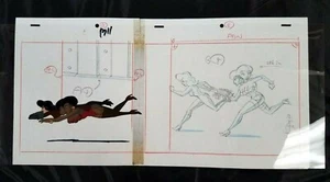 Spicy City 1997 Originalproduktion Cel Zeichnung Frauen Verbrechen Kampf Helden Kunst - Bild 1 von 1