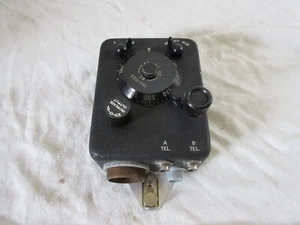 BC-473-B COMMAND RADIO RECEIVER CONTROL BOX SINGLE RECEIVER TYPE RARE C10 - Photo 1/6