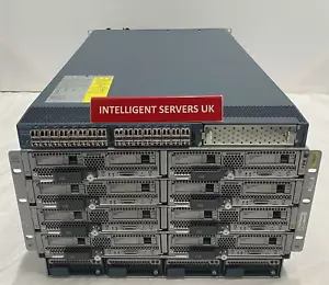 Cisco UCS 5108 1x UCS-FI-6248 8x UCS B200 M5 448 Cores 6.1TB RAM Blade Solution - Picture 1 of 2