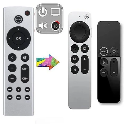 Replacement Remote For Apple TV 1st 2nd 3rd 4th Generation 4K A2169 A1842 A1625 - Image 1 of 4