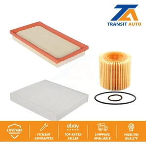 Air Cabin Engine Cartridge Oil Filters (3 Total) Kit For Toyota C-HR KFM-100397 - Picture 1 of 12