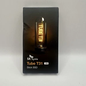 SK hynix Tube T31 1TB Stick Type SSD with DRAM up to 1000MB/s USB3.2 Console PC - Afbeelding 1 van 4