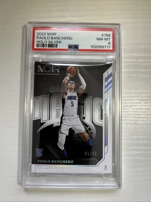2022-23 Panini Noir-Association Edition Paolo Banchero #156 Holo Silver /49 (RC) - Image 1 of 4