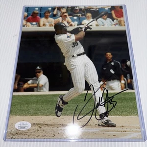 Frank Thomas Signed 8x10 Photo Autographed White Sox JSA COA (CBMH) - Picture 1 of 4