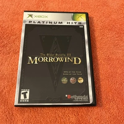The Elder Scrolls III Morrowind Platinum Hits Microsoft Xbox (Juego + Estuche) Foto 1 de 4