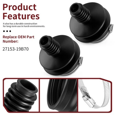 Bota universal de eje de transmisión 2 piezas para Suzuki Quadrunner LTF250 King Quad LTF300 Foto 1 de 4