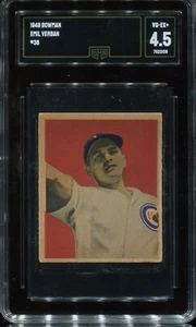 1949 Bowman #38 Emil Verban Chicago Cubs - GMA 4.5 VG/Ex+ - Picture 1 of 2