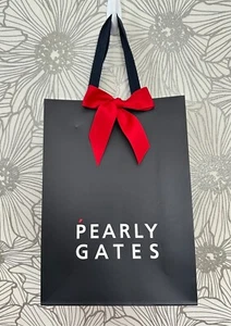 Seltene PEARLY GATES Luxus JAPAN KOREA Golf Designer Laden EINKAUFEN Papier GESCHENKTÜTE - Bild 1 von 7