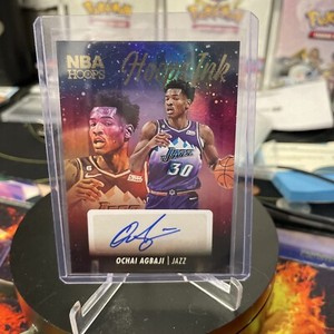 2023-24 NBA Hoops Hoops Ink Autograph Auto Ochai Agbaji Jazz