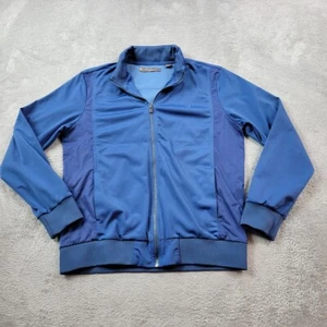 Ben Sherman Jacket Mens XL Blue Full Zip Long Sleeve Rain Packable Hood - Picture 1 of 13
