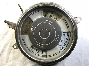 Vintage 1937 1938 1939 ? Plymouth dash gauge Fuel Oil Amps Temp Heat Temperature - Bild 1 von 10