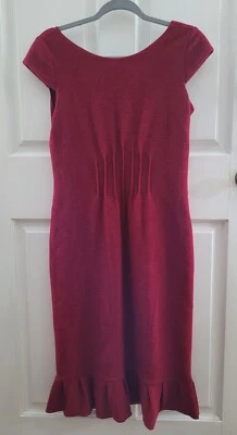 Vestido EMPORIO ARMANI Punto Elástico Lápiz Rojo Texturizado Talla 46 (M-10) Rojo Foto 1 de 4