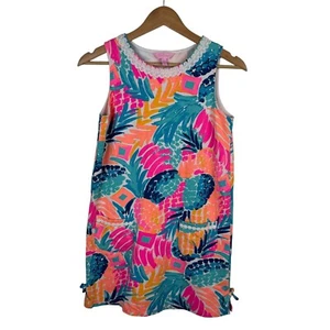 Lilly Pulitzer Girls Little Lilly Classic Shift Goombay Smashed Reduced Sz XL - Picture 1 of 8